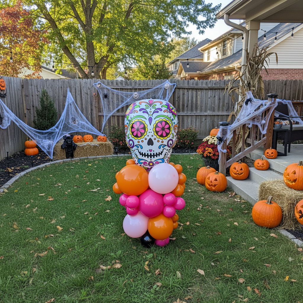 Sugar Skull Balloon Marquee