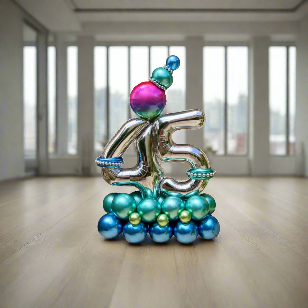 Festive Milestone Balloon Marquee