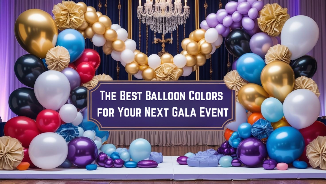 The Best Balloon Colors for Your Next Gala Event