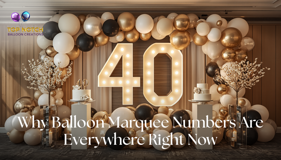 Balloon Marquee Numbers: The Secret to a Show-Stopping Birthday Setup